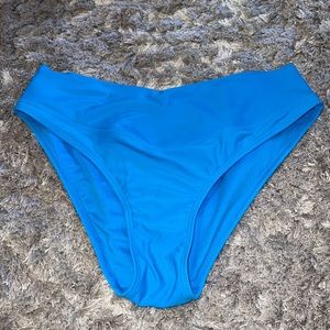 Blue bikini bottoms